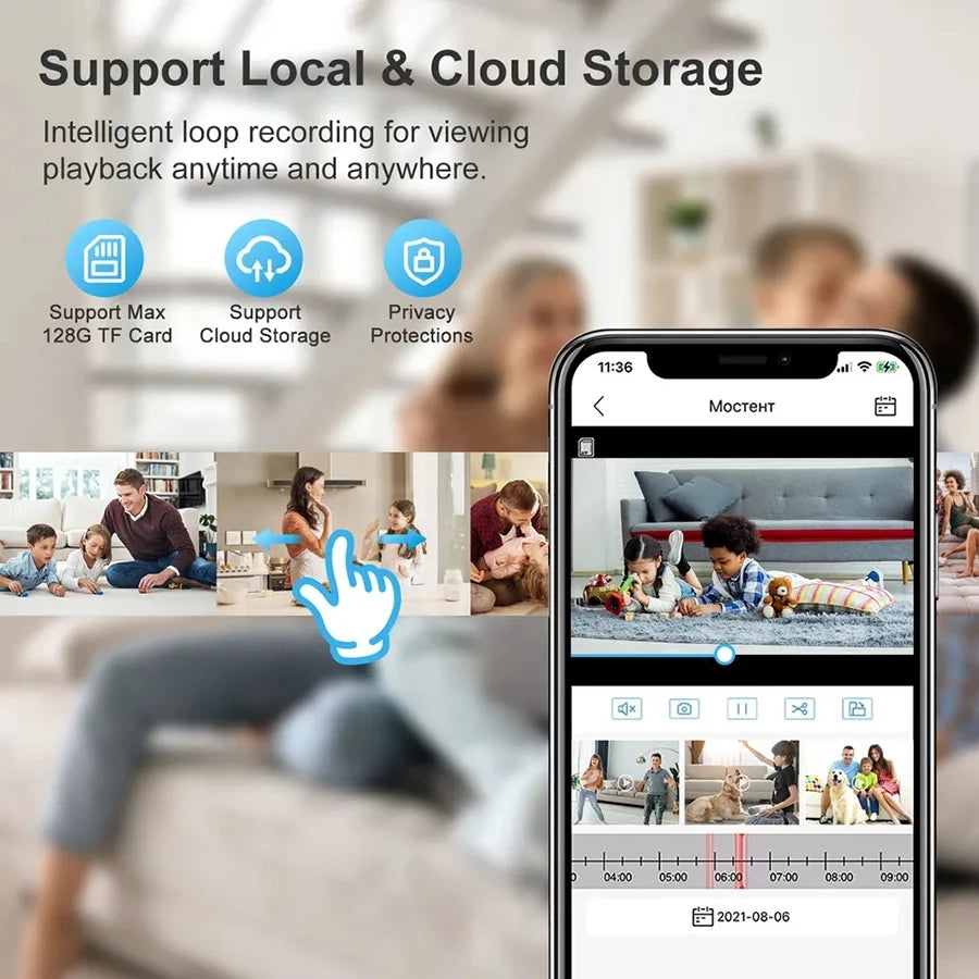 Bulb E27 Surveillance Camera Full Color