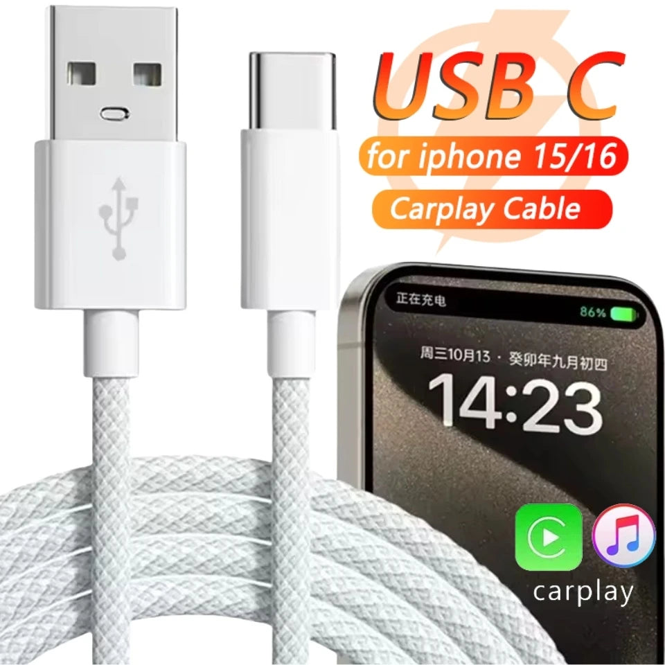 Mobile Fast Charging Nylon Braided Cord