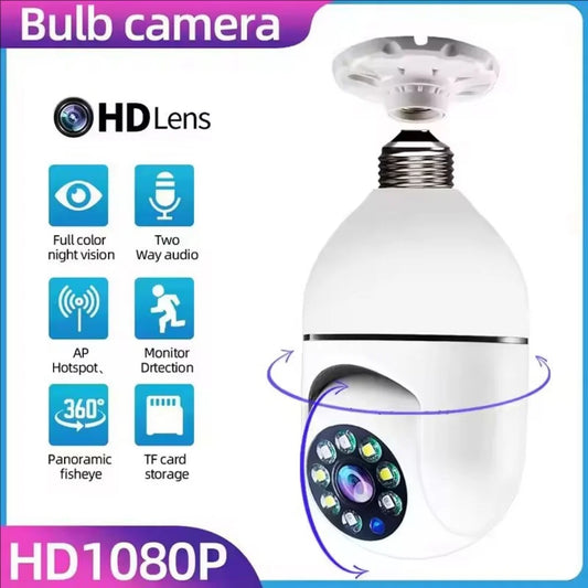 Bulb E27 Surveillance Camera Full Color