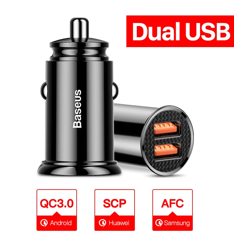 Baseus USB Car Fast Charger