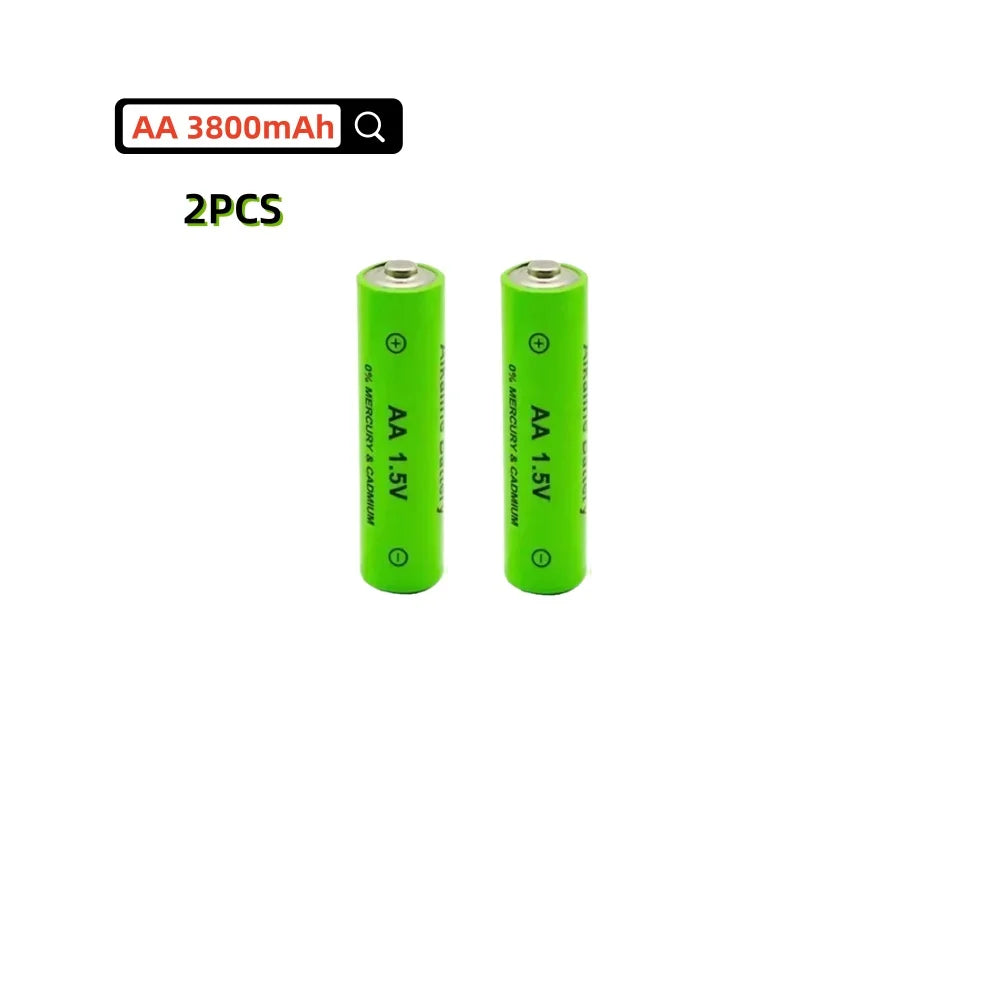 Rechargeable AA 1.5V 3800mAh Alkaline